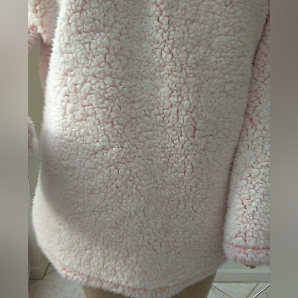 MUSHY GUSHY Cozy Pink Sherpa Pullover Jackets (2 AVAILABLE) BY BLUE STAR W ZIP - Picture 12 of 16